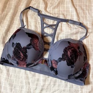 Cacique Floral Front Closure Bra
